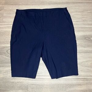 Chico’s Navy Blue Women’s Stretchy Shorts Sz 2